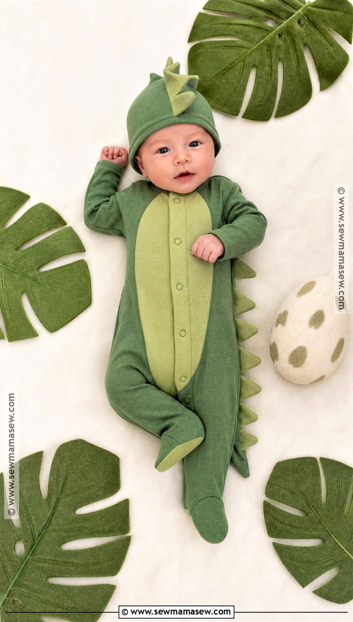 Newborn Dinosaur Costume - 30 newborn baby halloween costumes
