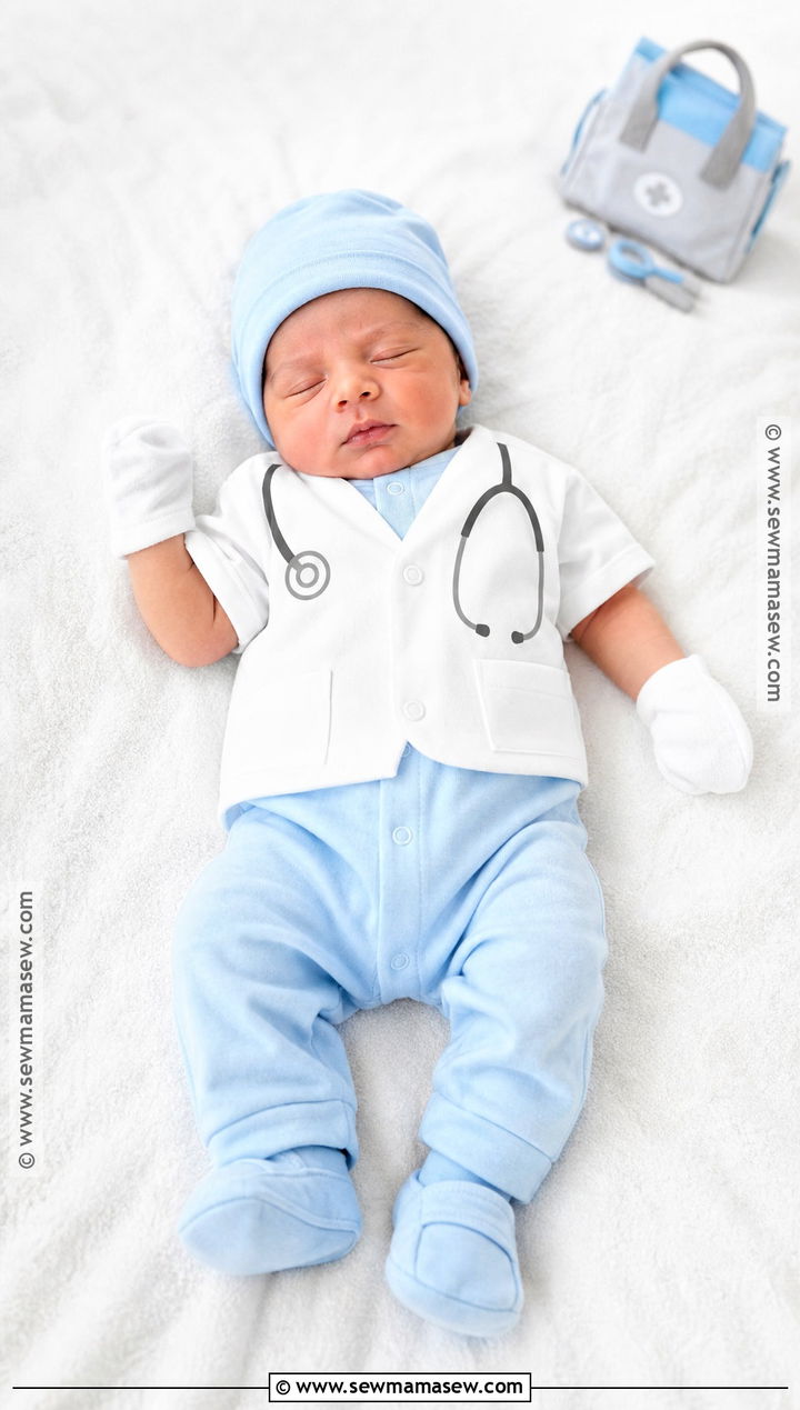 Newborn Doctor Costume - 40 newborn halloween costumes