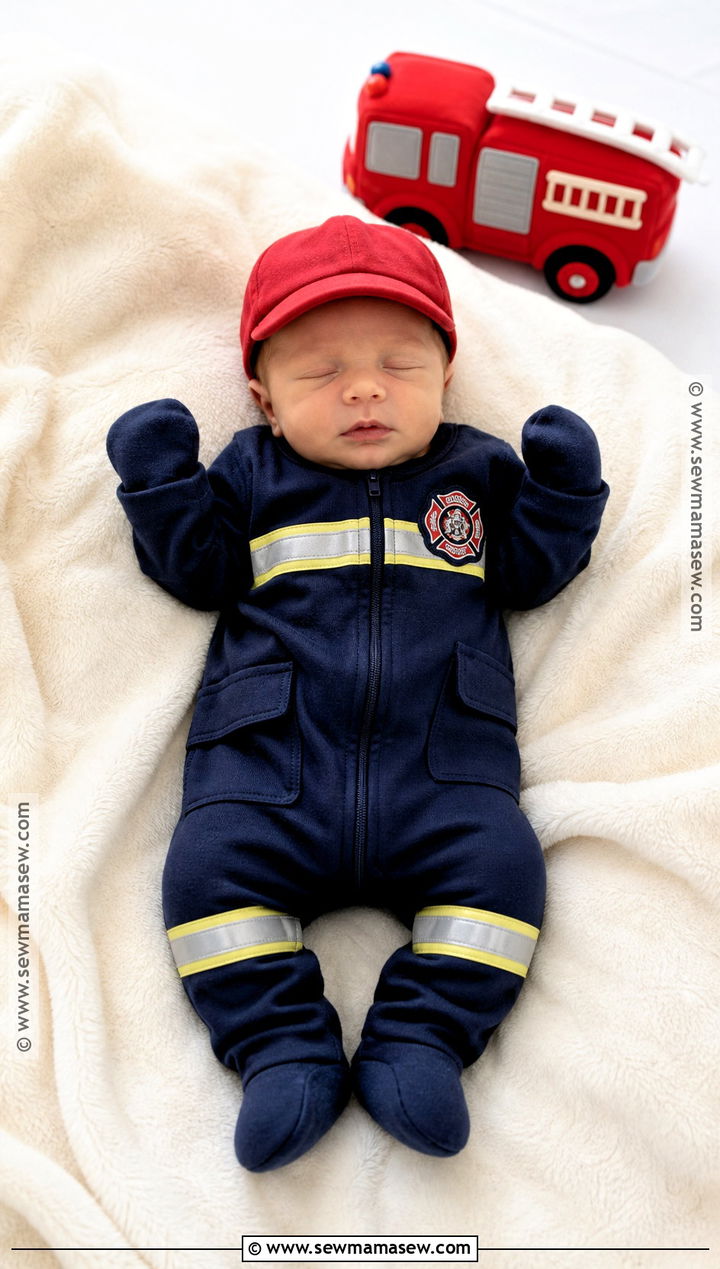 Newborn Firefighter Costume - 40 newborn halloween costumes