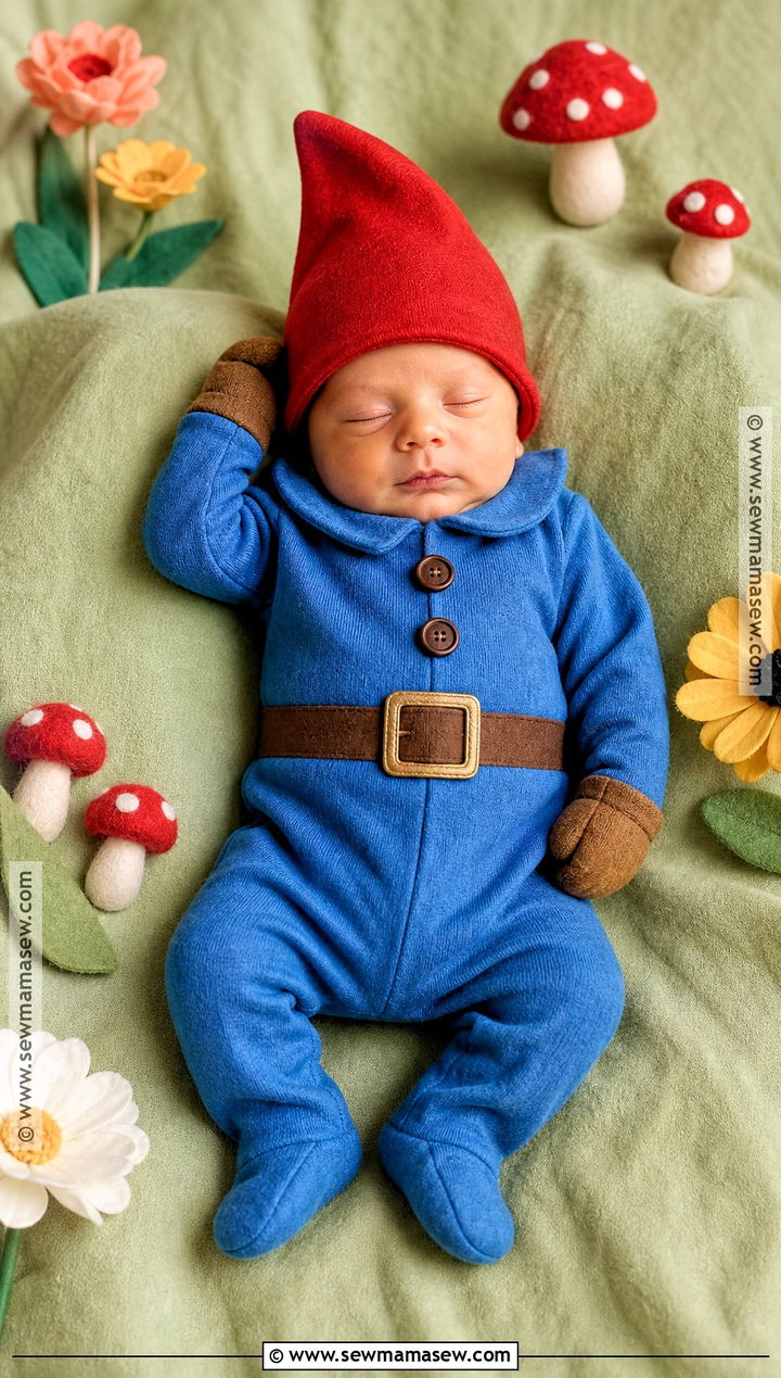 Newborn Garden Gnome Costume - 40 newborn halloween costumes