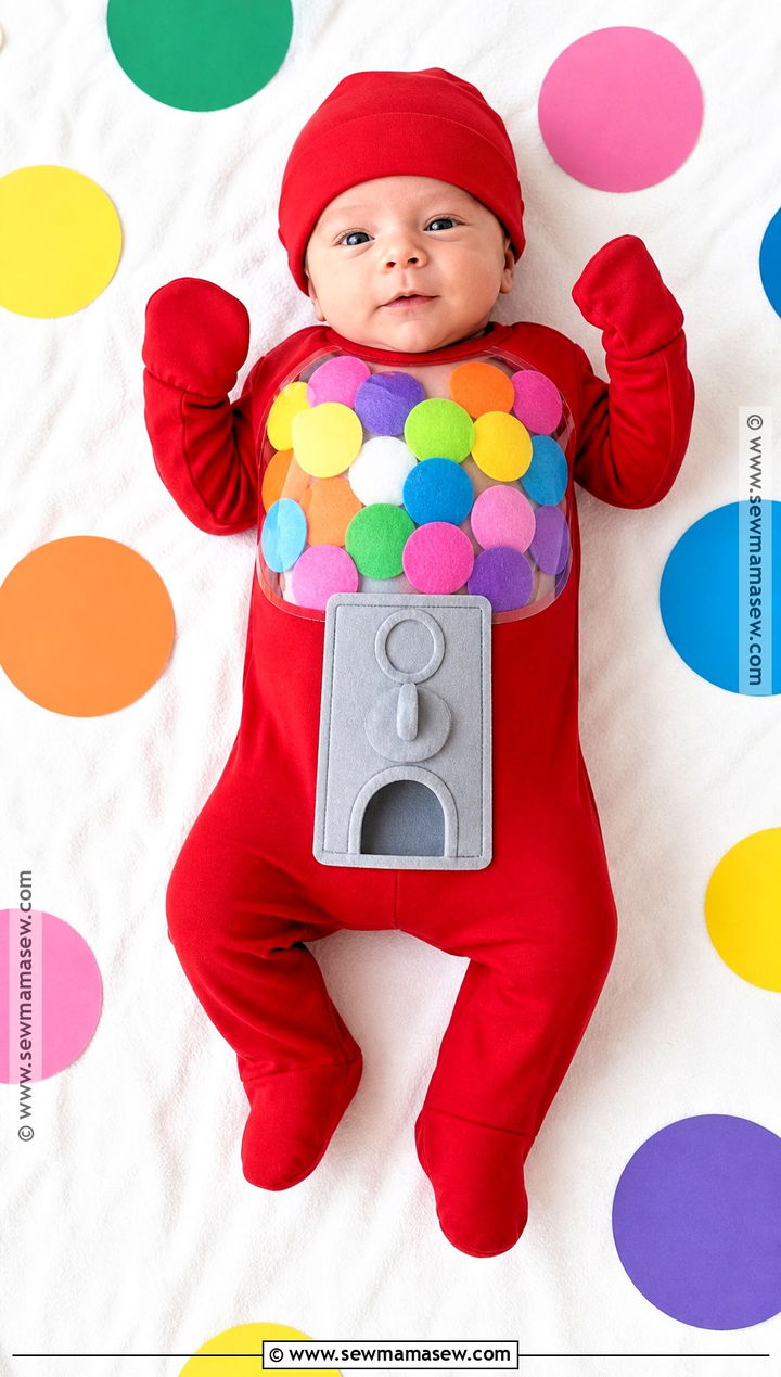 Newborn Gumball Machine Costume - 40 newborn halloween costumes