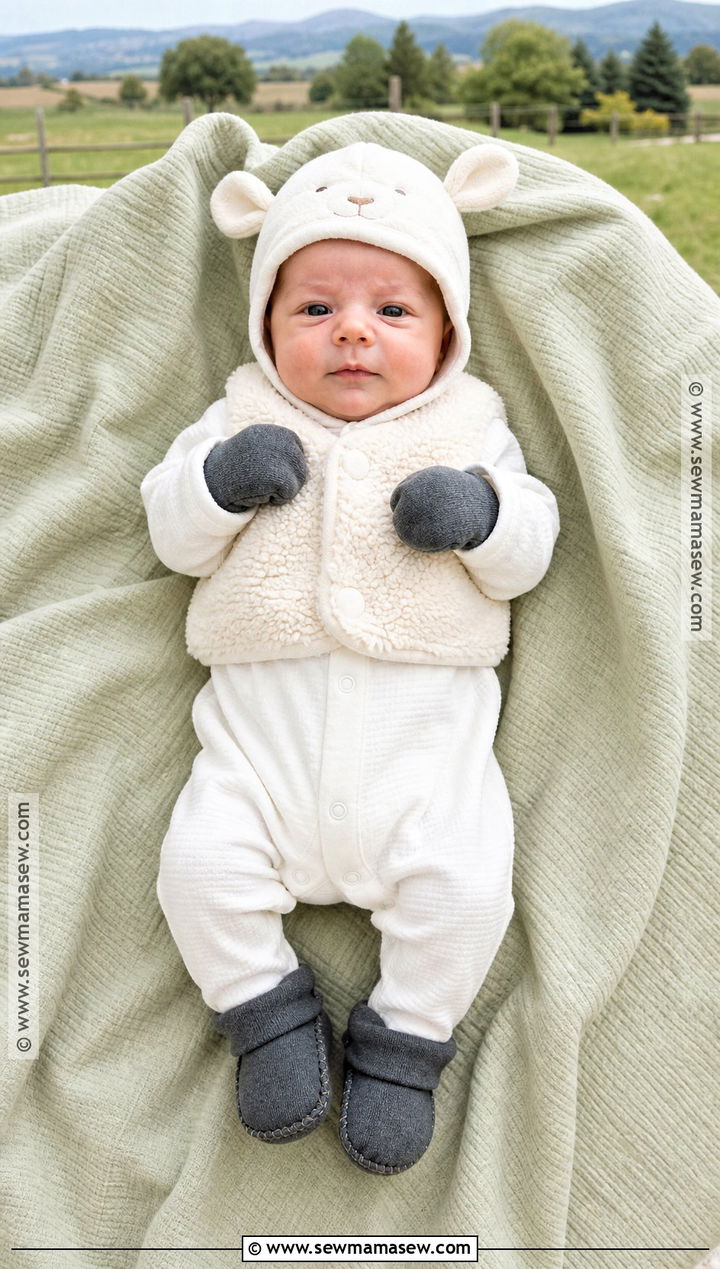 Newborn Lamb Costume - 40 newborn halloween costumes