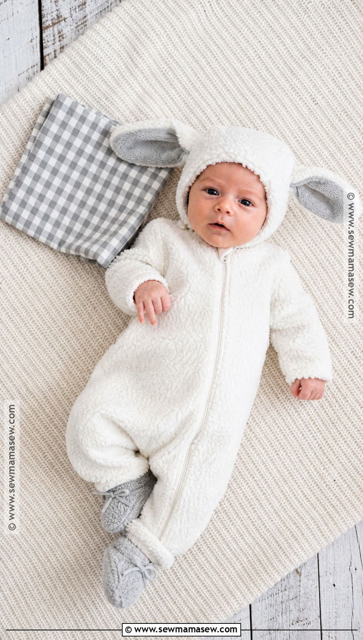 Newborn Lamb Costume - 30 newborn baby halloween costumes