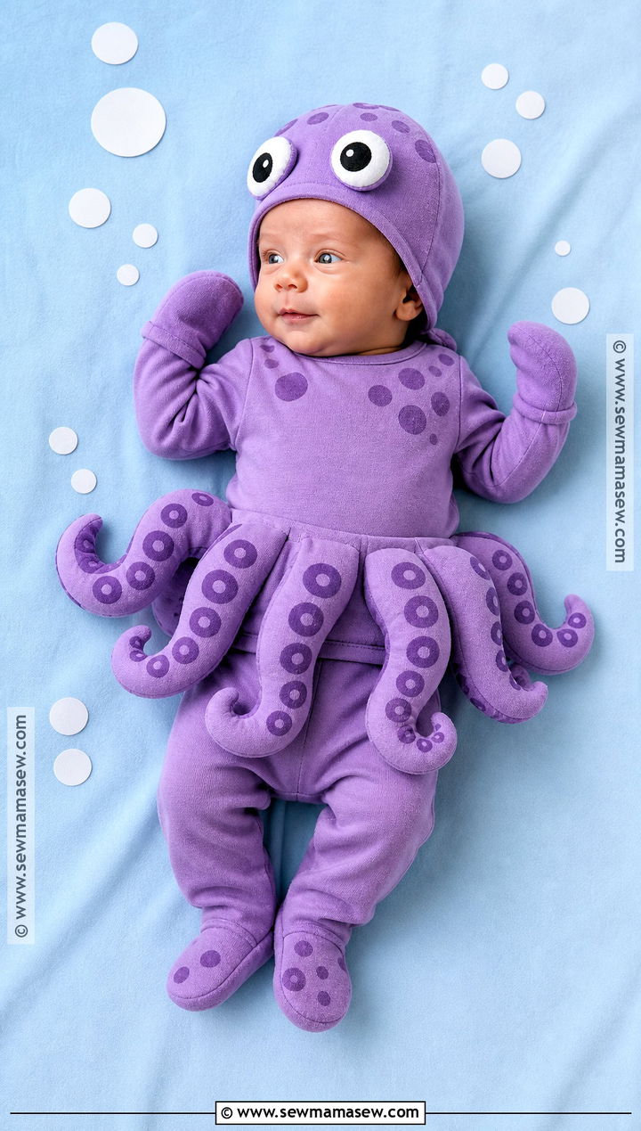 Newborn Octopus Costume - 40 newborn halloween costumes