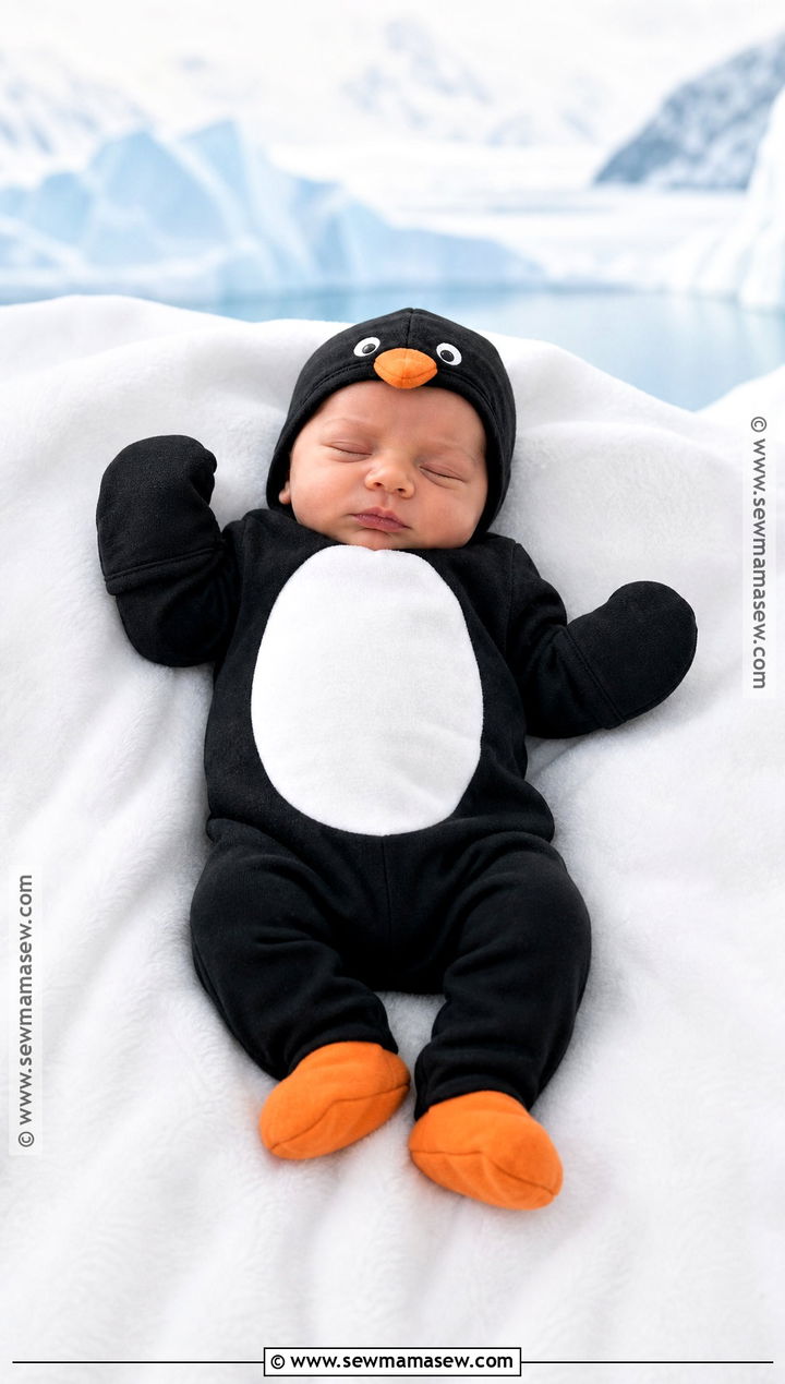 Newborn Penguin Costume - 40 newborn halloween costumes