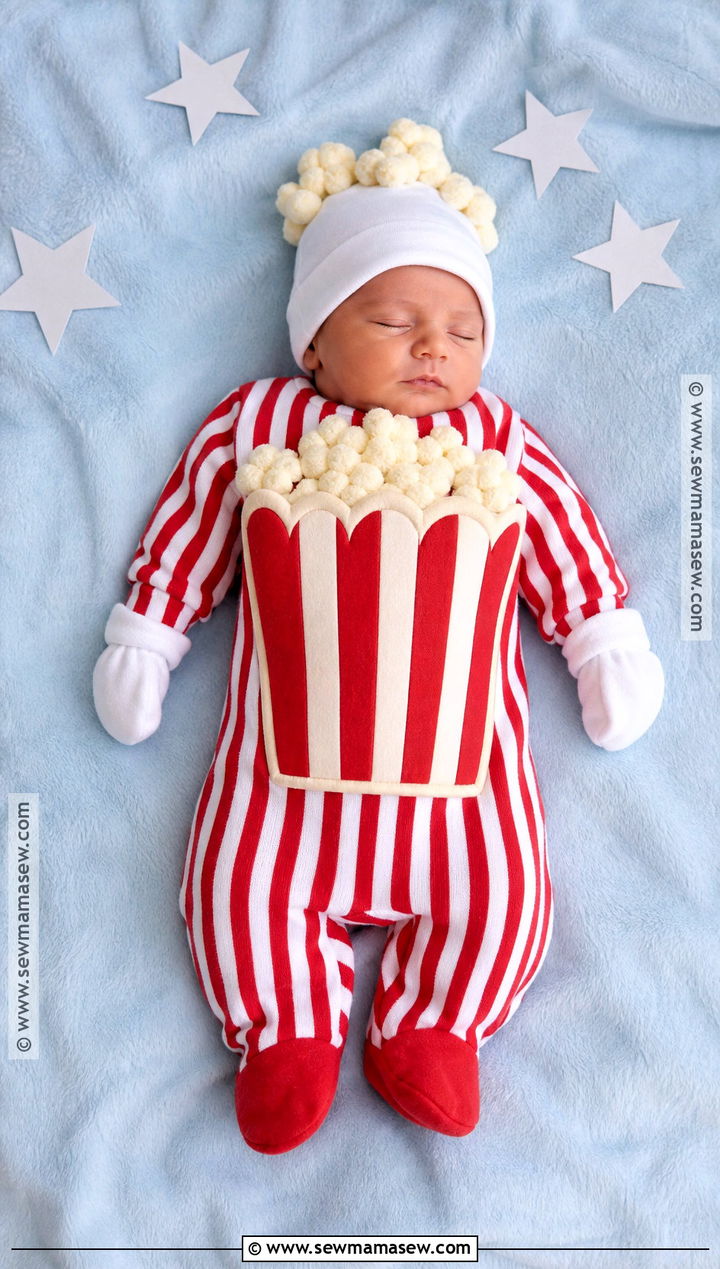 Newborn Popcorn Costume - 40 newborn halloween costumes