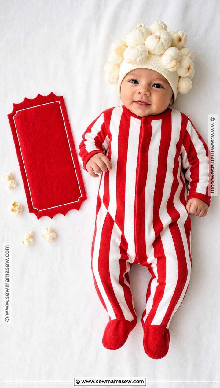 Newborn Popcorn Costume - 30 newborn baby halloween costumes