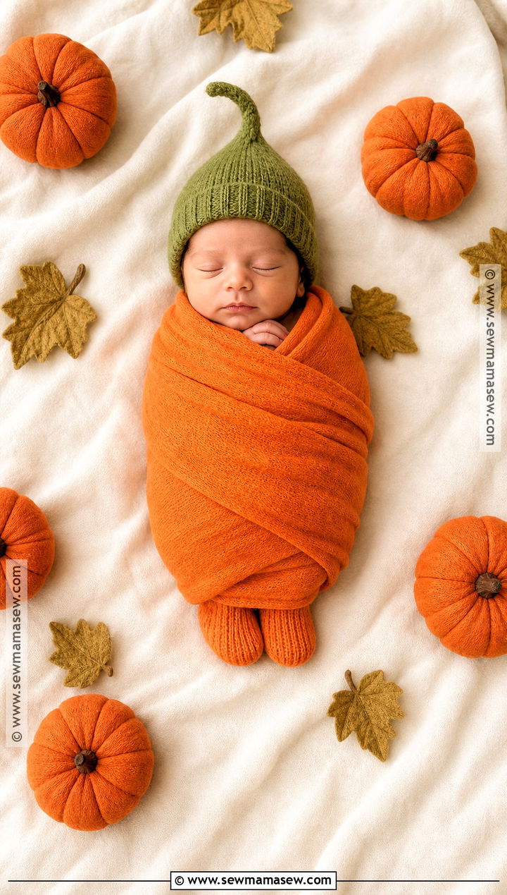 Newborn Pumpkin Photo Costume - 30 baby pumpkin costume ideas