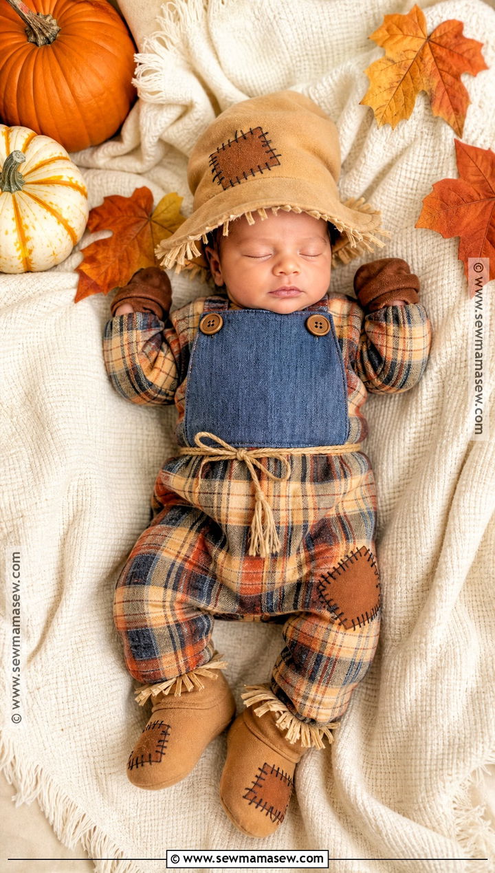 Newborn Scarecrow Costume - 40 newborn halloween costumes