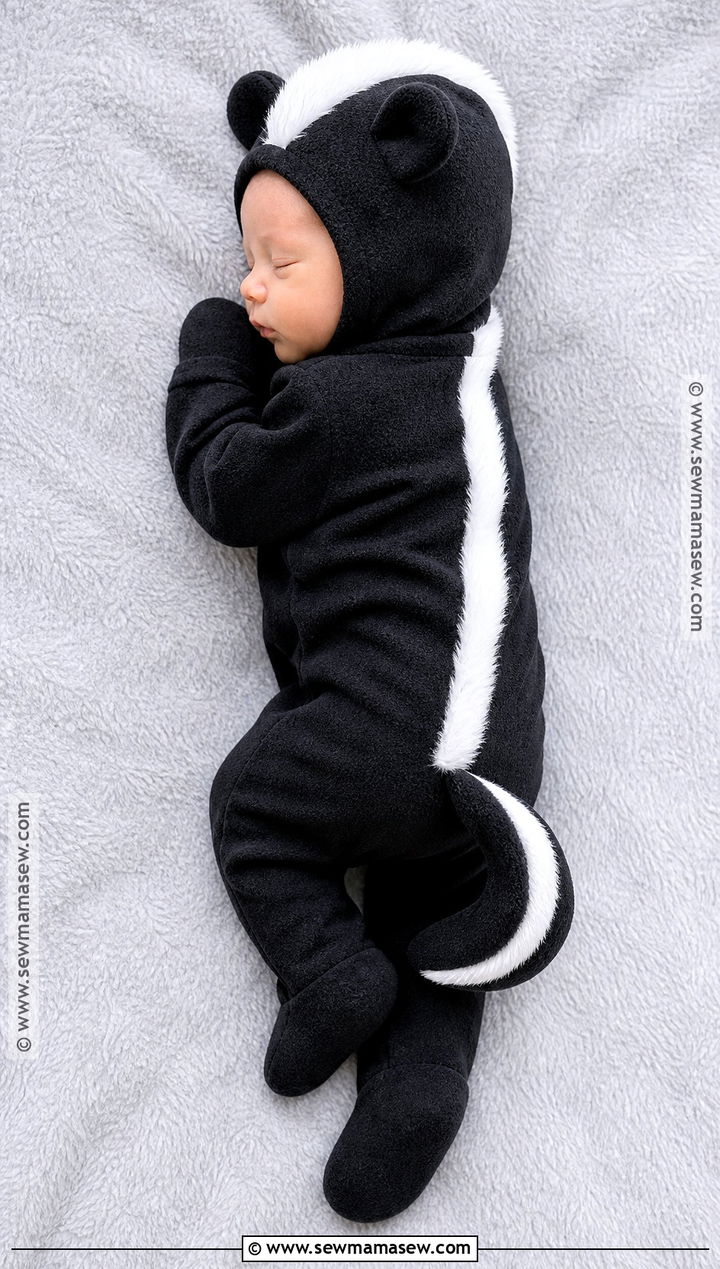 Newborn Skunk Costume - 40 newborn halloween costumes