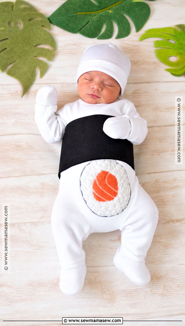 Newborn Sushi Costume - 40 newborn halloween costumes