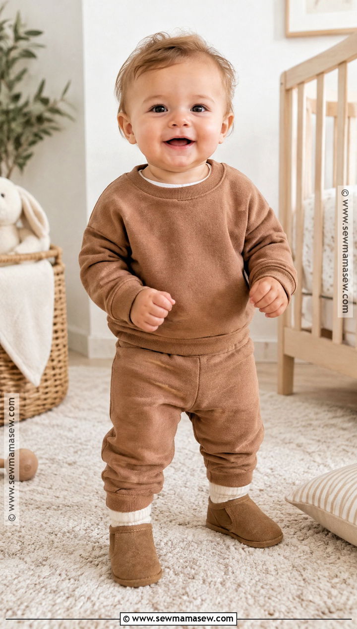 Newborn Sweatshirt And Joggers Outfit - 20 Newborn Fall Outfits for Boys