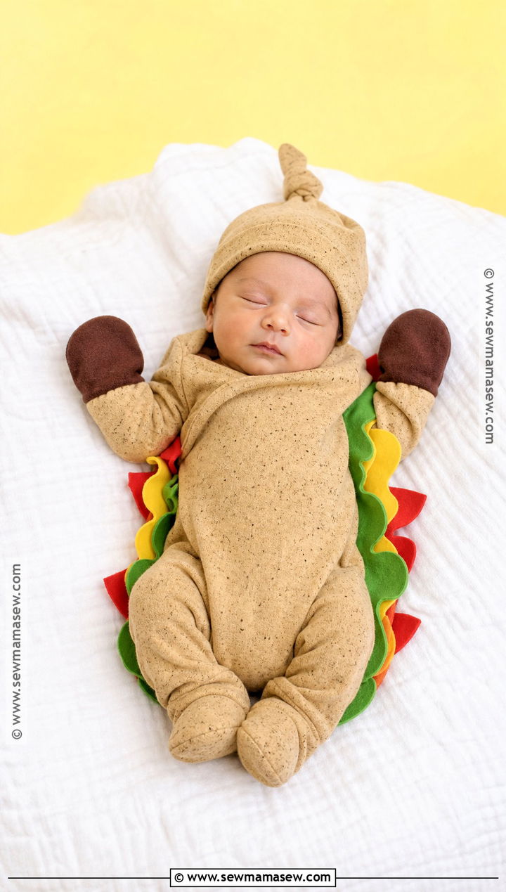 Newborn Taco Costume - 40 newborn halloween costumes