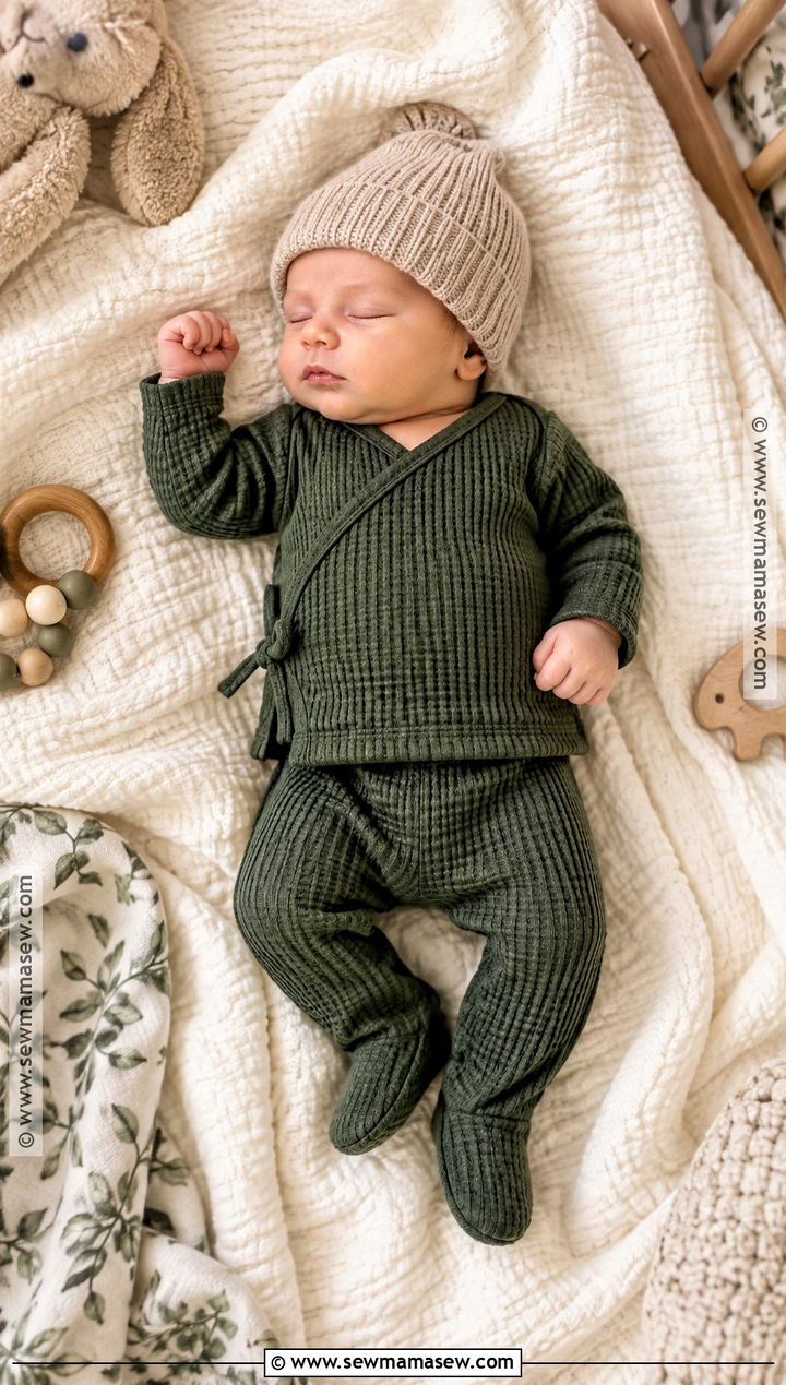 Newborn Waffle Knit Set Outfit - 20 Newborn Fall Outfits for Boys
