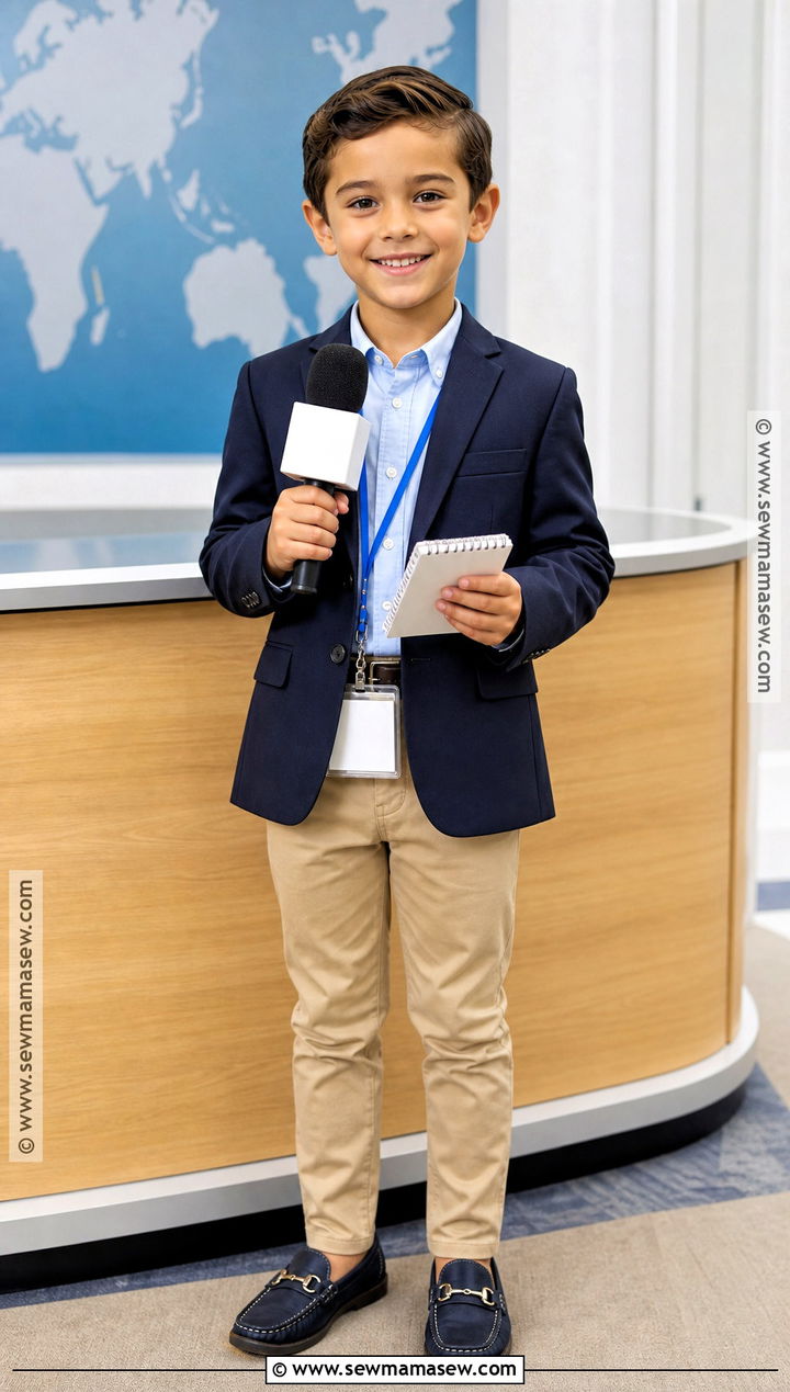 News Reporter Career Day Costume - 30 career day costumes for kids
