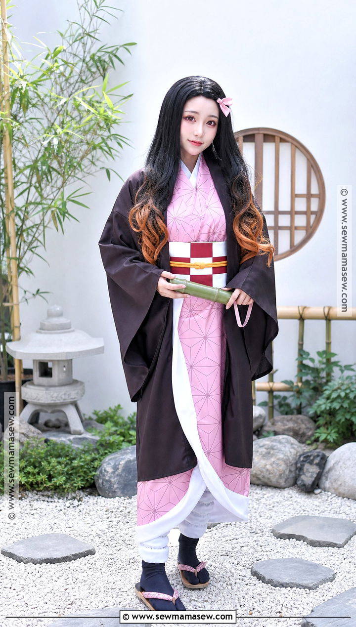 Nezuko Kamado Anime Cosplay Costume - 35 Cosplay Ideas Women Anime