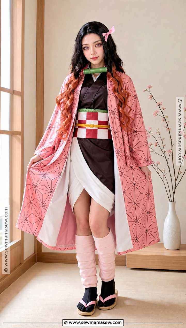 Nezuko Kamado Cosplay Costume - 30 cosplay costume ideas