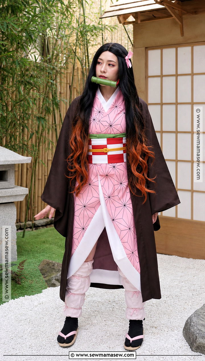 Nezuko Kamado Cosplay With Pink Kimono - 35 best cosplay ideas