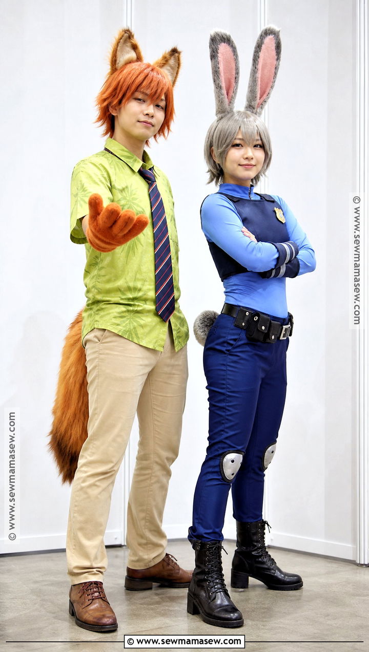 Nick Wilde And Judy Hopps Duo Cosplay - 30 Nick Wilde Cosplay Ideas