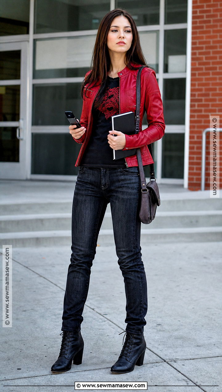 Nicole Red Jacket Cosplay - 30 Class Of 09 Cosplay Ideas