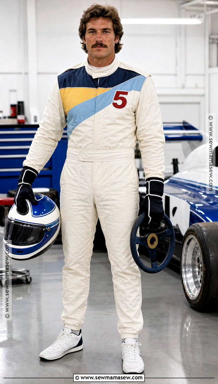 Nigel Mansell Williams Driver Costume - 30 F1 Driver Halloween Costume Ideas