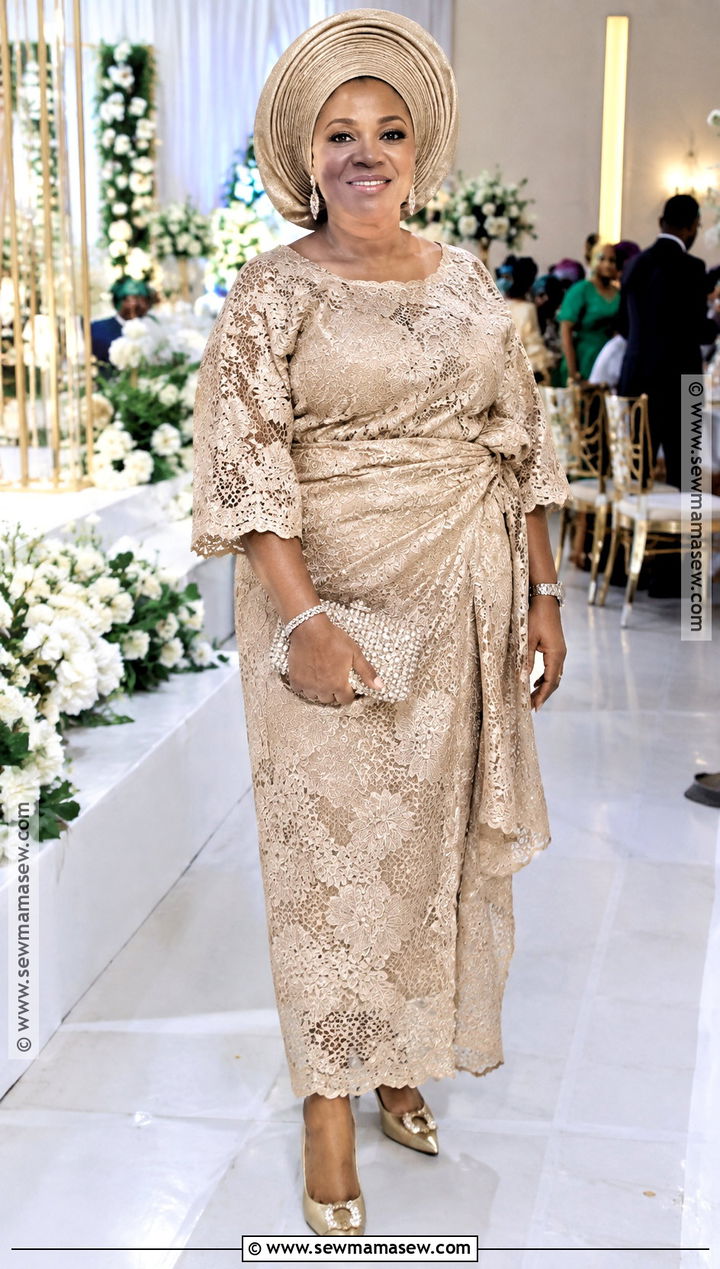 Nigerian Thanksgiving Lace Iro And Buba - 15 nigerian thanksgiving outfit ideas