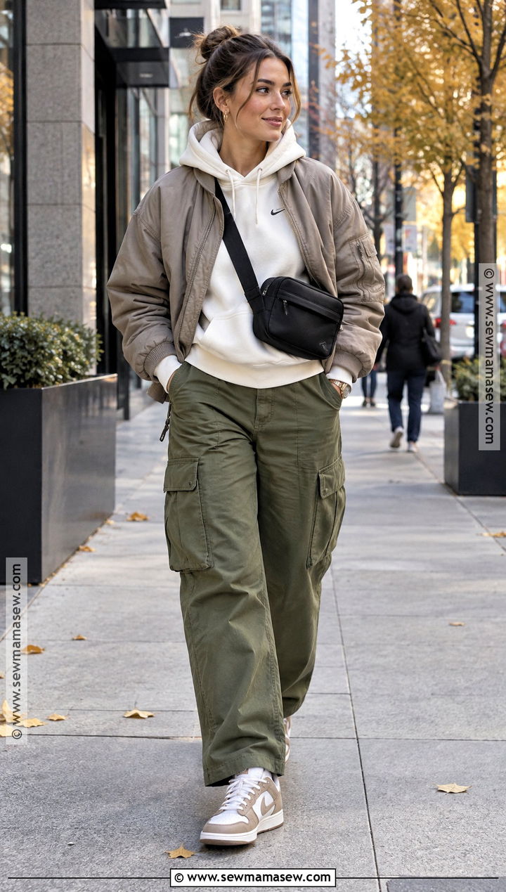 Nike Hoodie With Cargo Pants - 15 nike hoodie fall fashion ideas