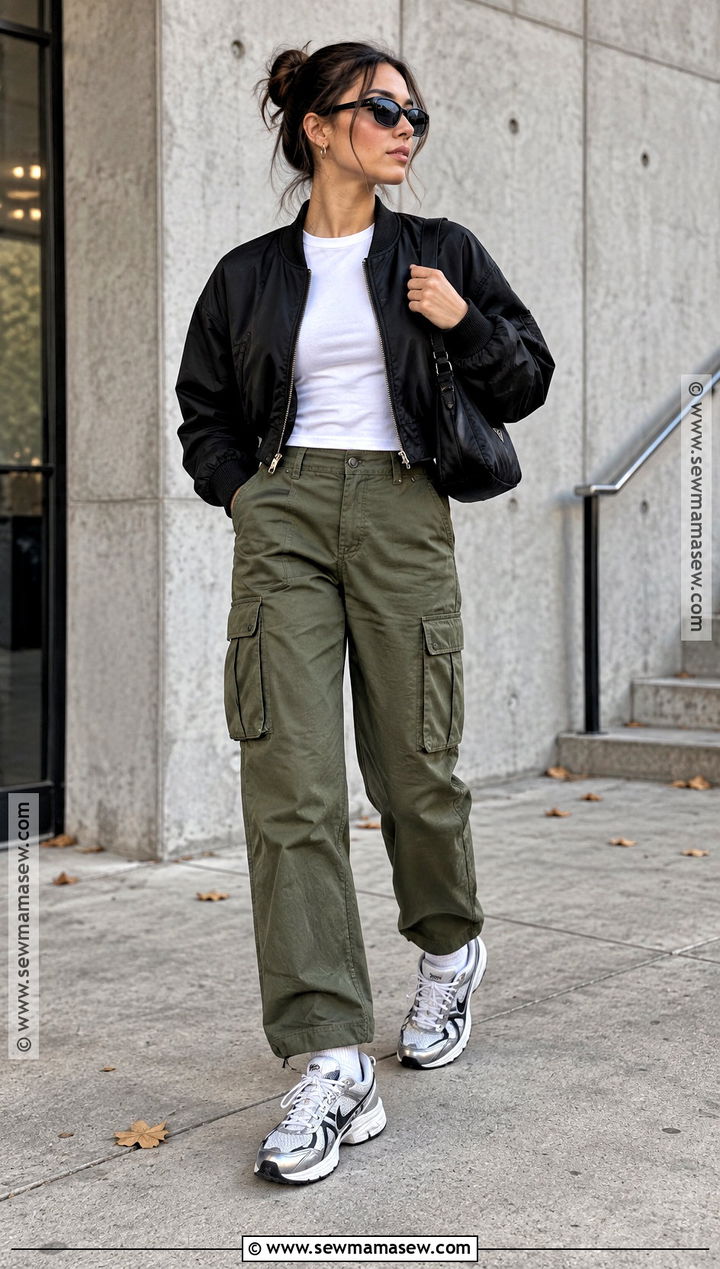 Nike P 6000 With Bomber Jacket And Cargo Pants - 15 Nike Sneakers Fall Style