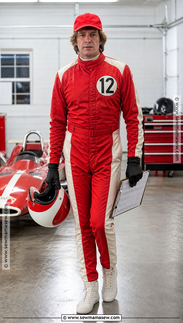 Niki Lauda 1970s Driver Costume - 30 F1 Driver Halloween Costume Ideas