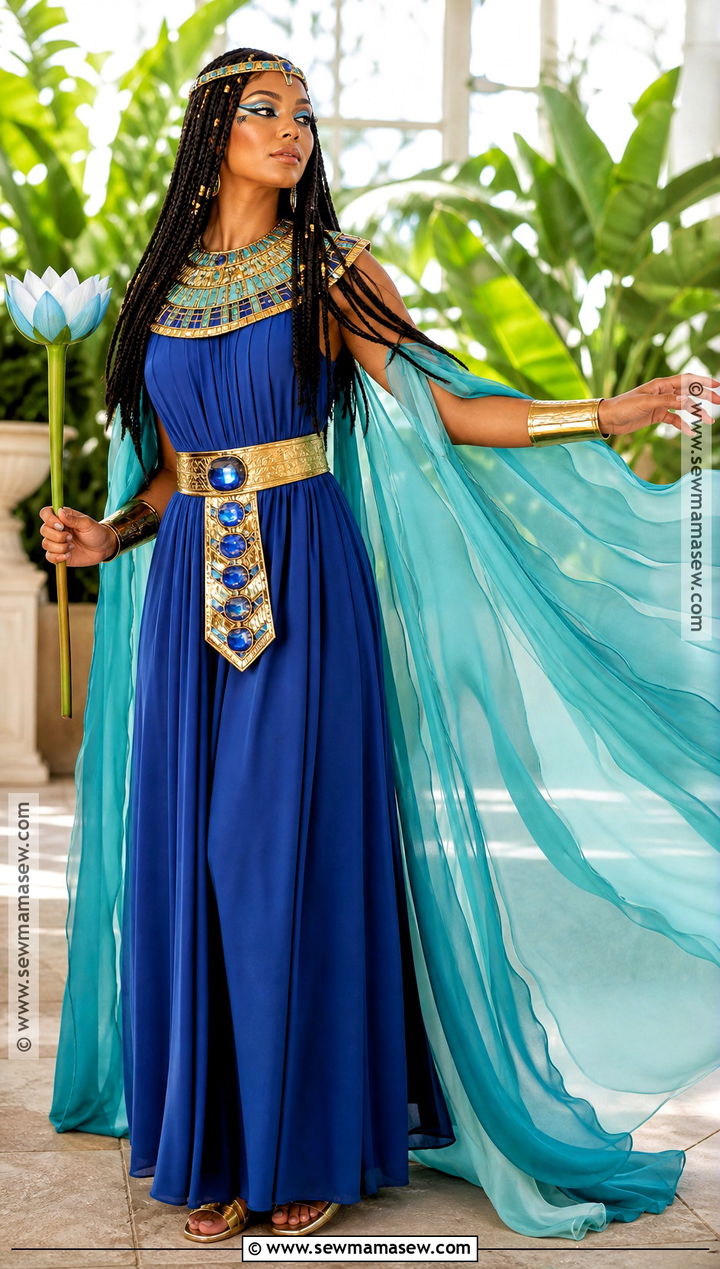 Nile River Goddess Costume - 30 Egypt Costume Ideas for Women