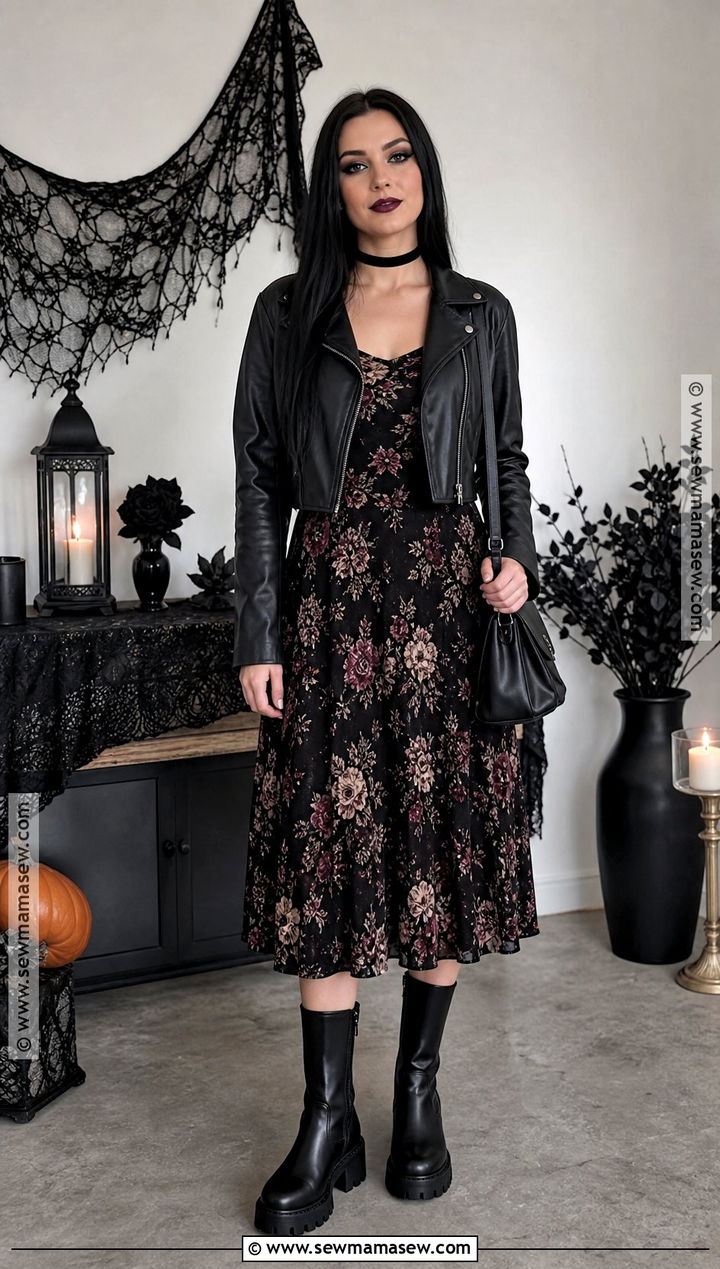 Nineties Goth Halloween Party Outfit - 40 halloween party outfits
