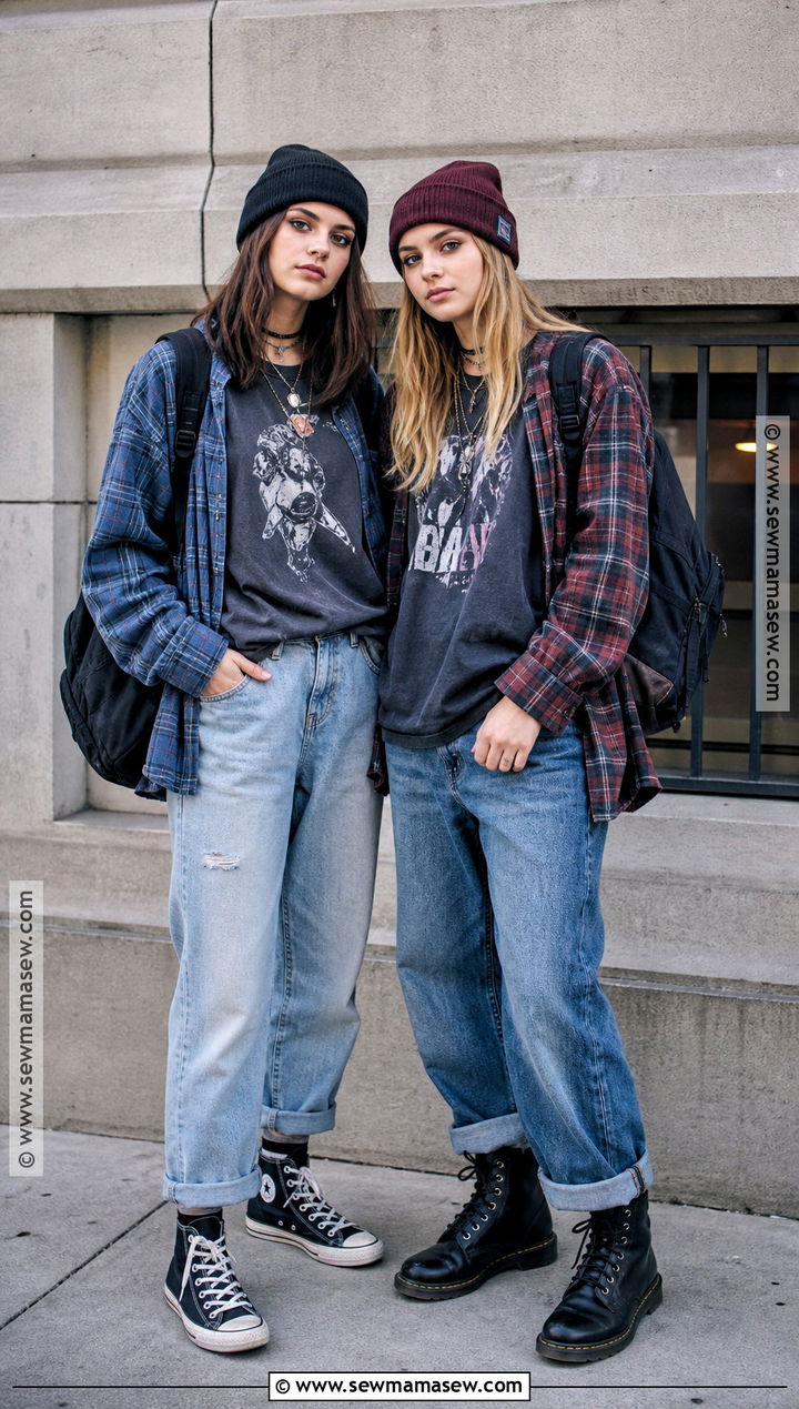 Nineties Grunge Duo Costume - 40 halloween costumes for two