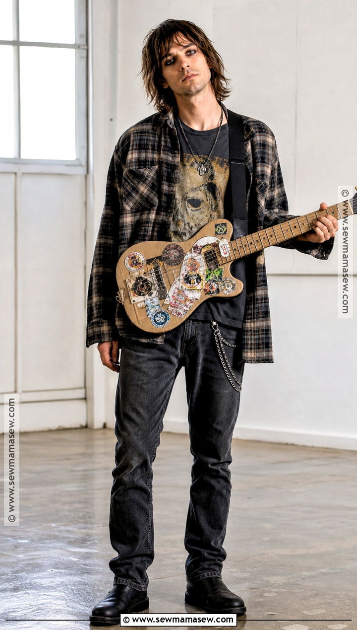 Nineties Grunge Rocker Costume - 30 halloween male costumes