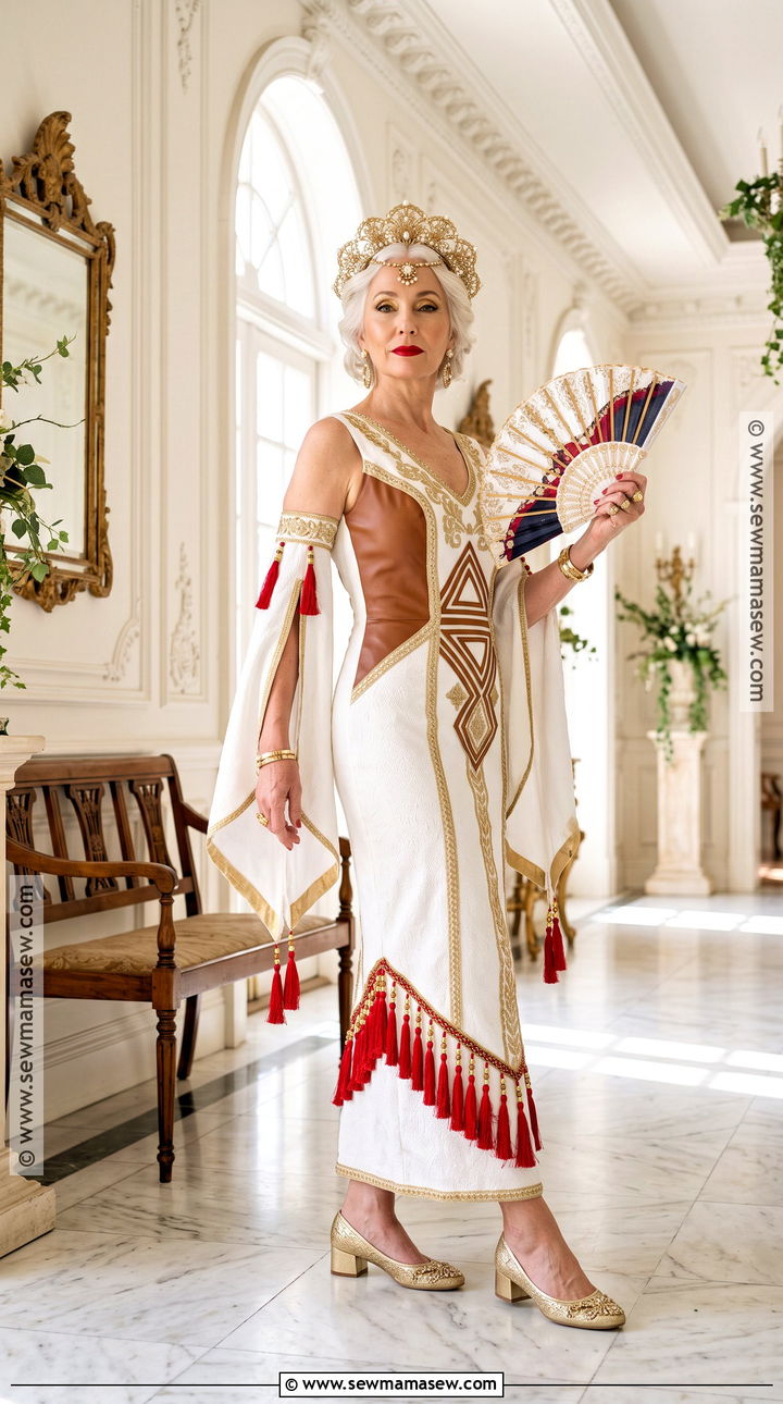 Ningguang Cosplay With Gold Dress - 30 white hair cosplay ideas