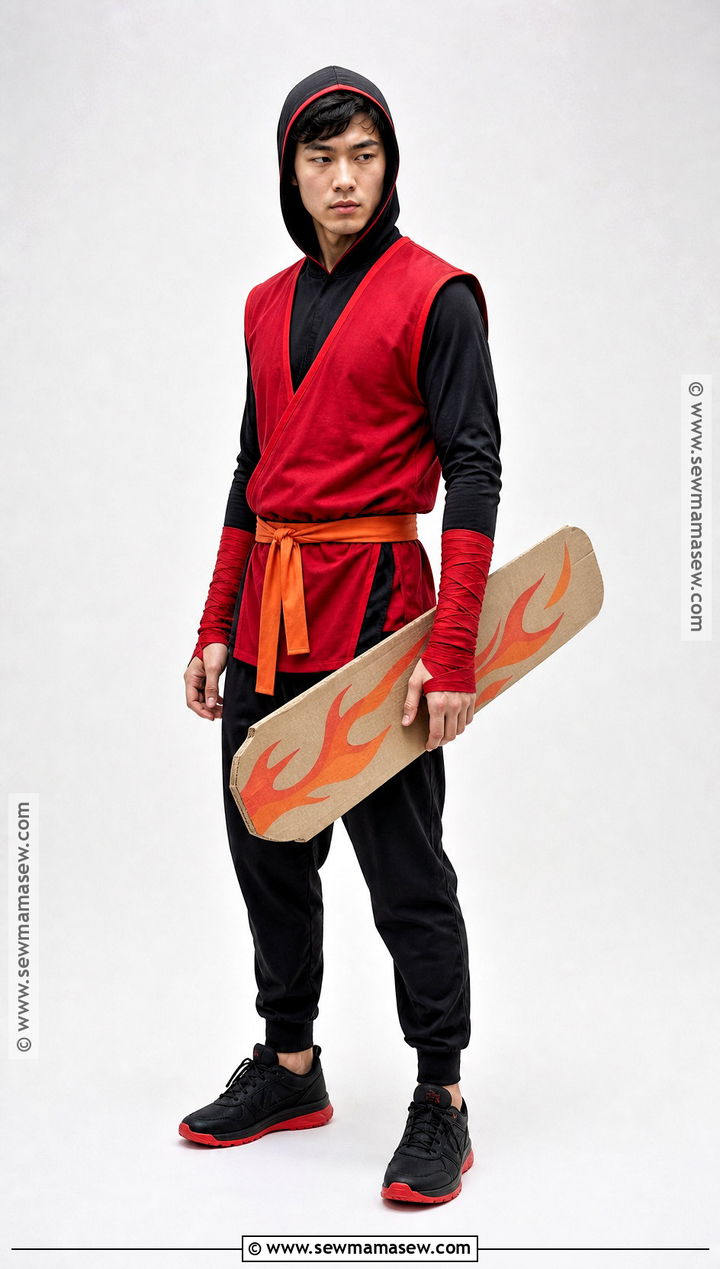 Ninja Flame Outfit Costume - 50 subway surfers costume ideas