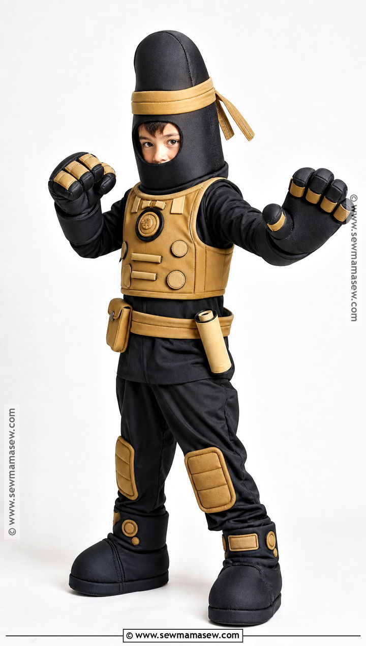 Ninja Thumb Thumb Costume - 30 spy kids costume ideas