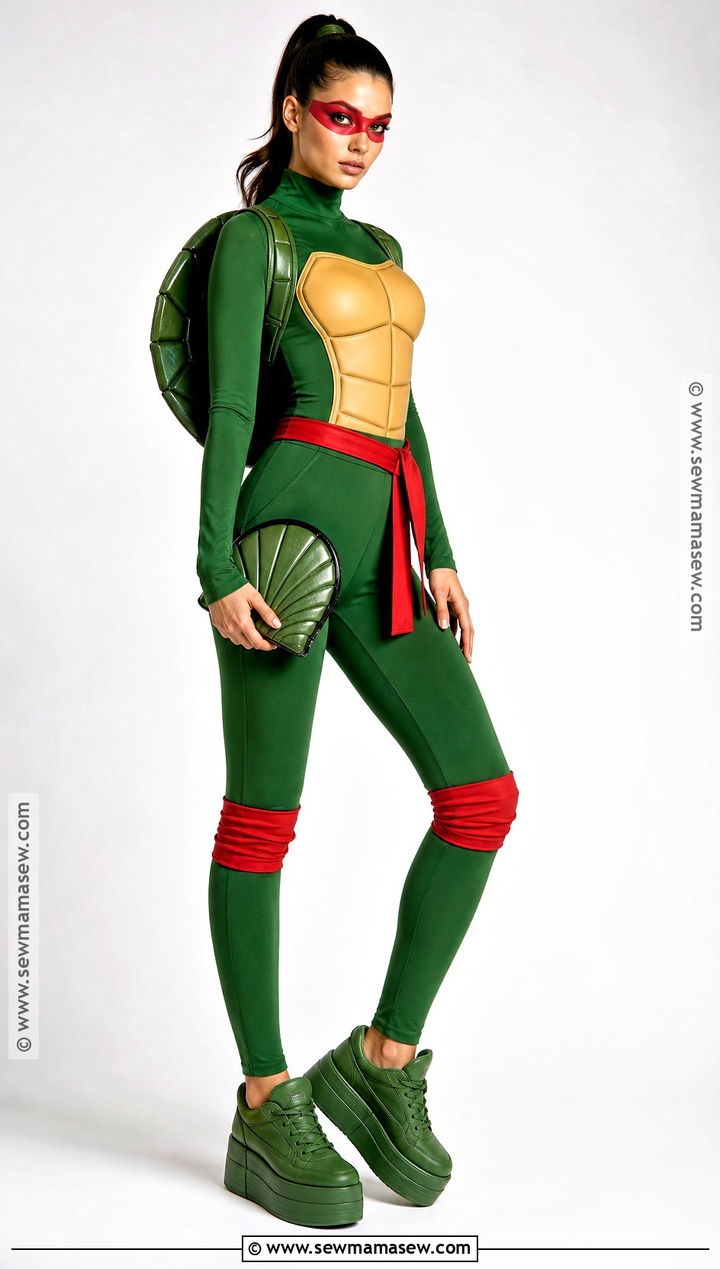 Ninja Turtle Bodysuit Costume - 30 Ninja Turtle Costume Ideas for Women