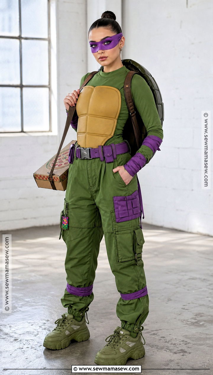 Ninja Turtle Cargo Pants Costume - 30 Ninja Turtle Costume Ideas for Women