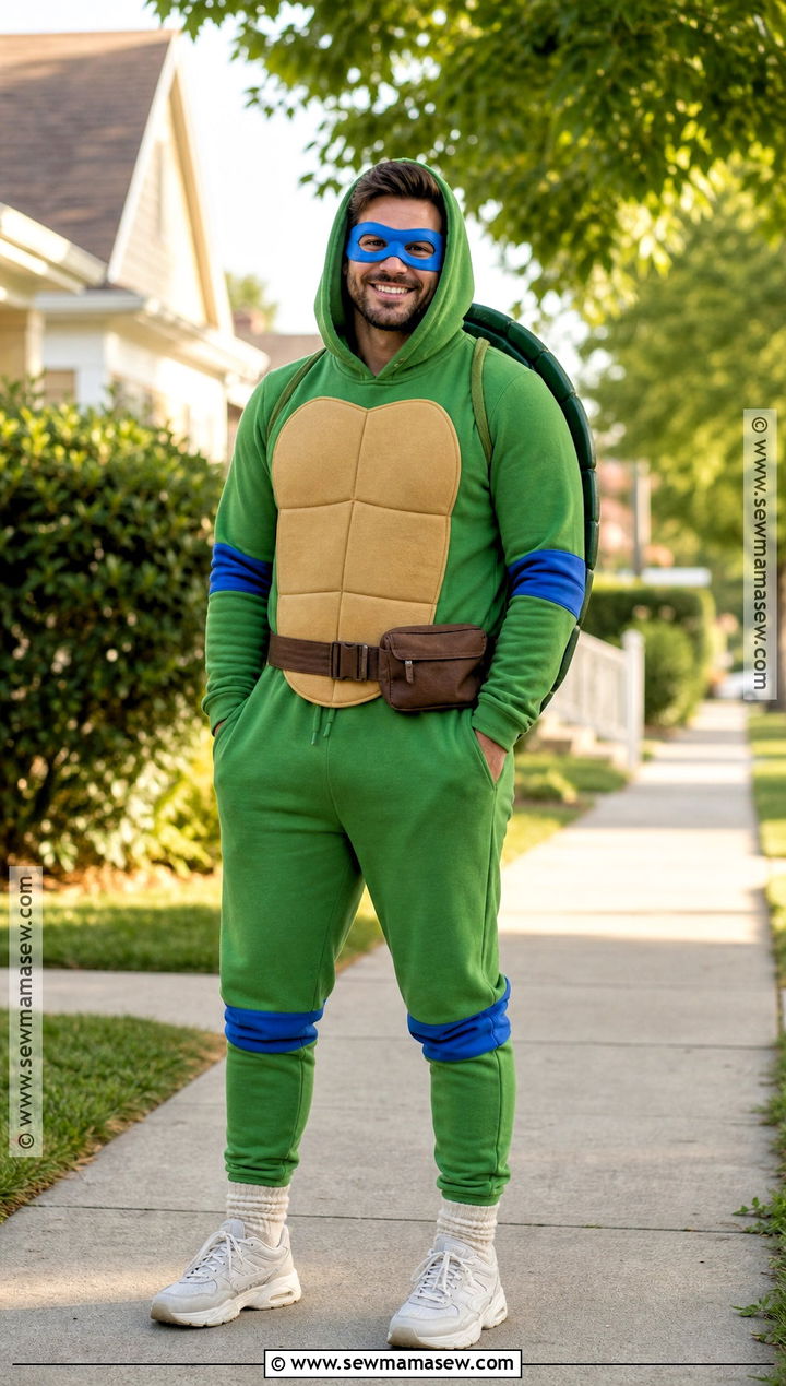 Ninja Turtle Hoodie Costume - 30 ninja turtle halloween costume ideas