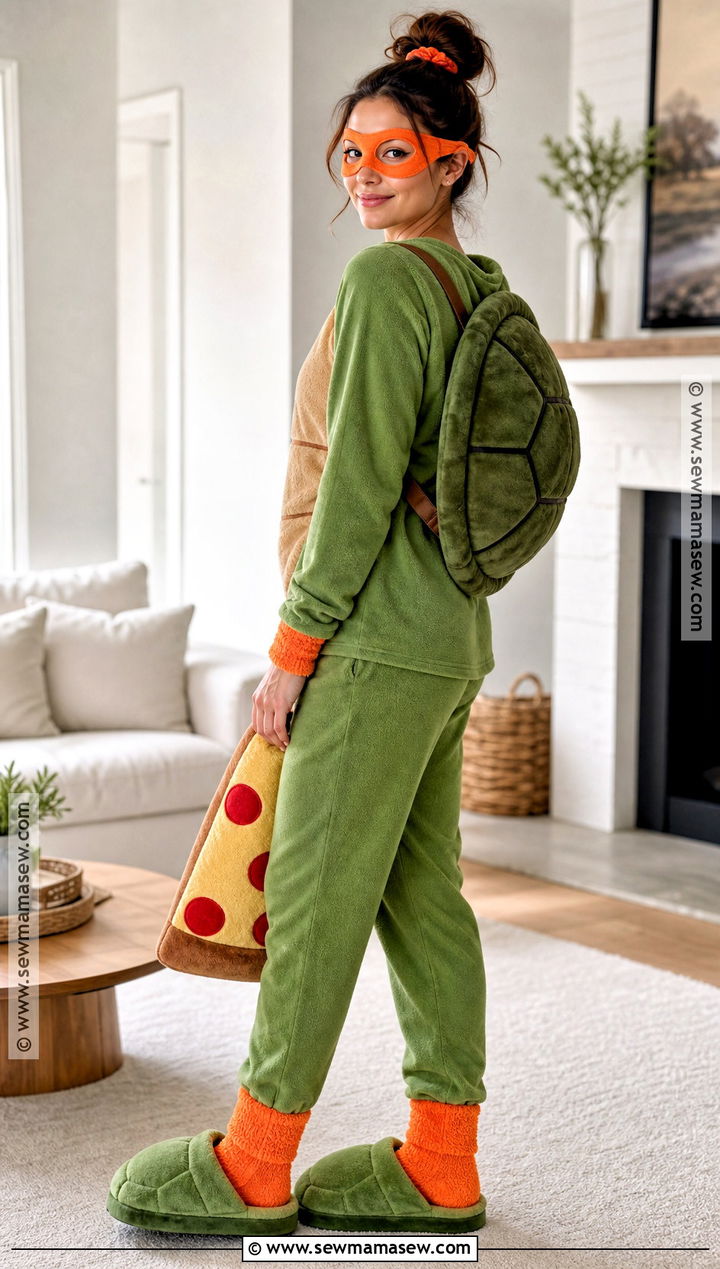 Ninja Turtle Pajama Costume - 30 Ninja Turtle Costume Ideas for Women