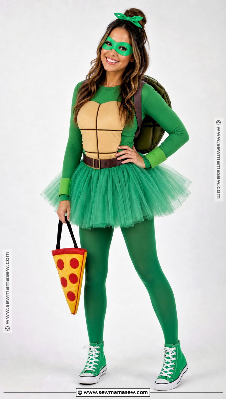 Ninja Turtle Tutu Costume - 30 ninja turtle halloween costume ideas