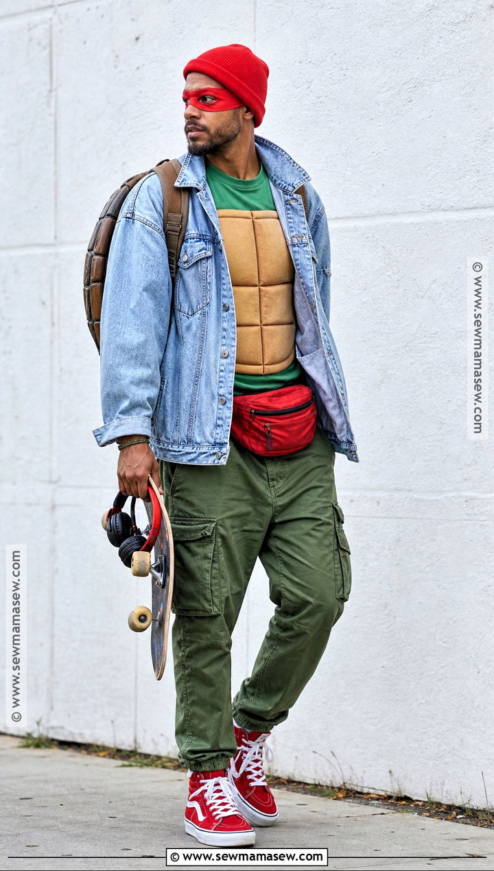 Ninja Turtles Denim Streetwear Costume - 40 ninja turtles costume ideas