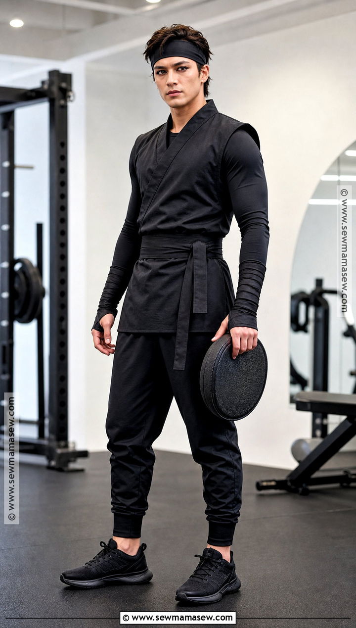 Ninja Workout Costume - 30 gym halloween costume ideas