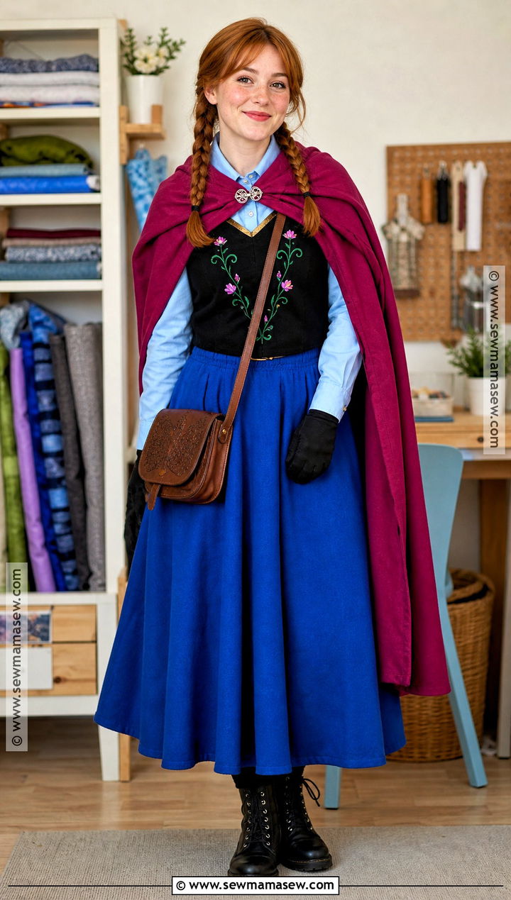 No Sew Anna Travel Costume - 40 anna frozen costume ideas
