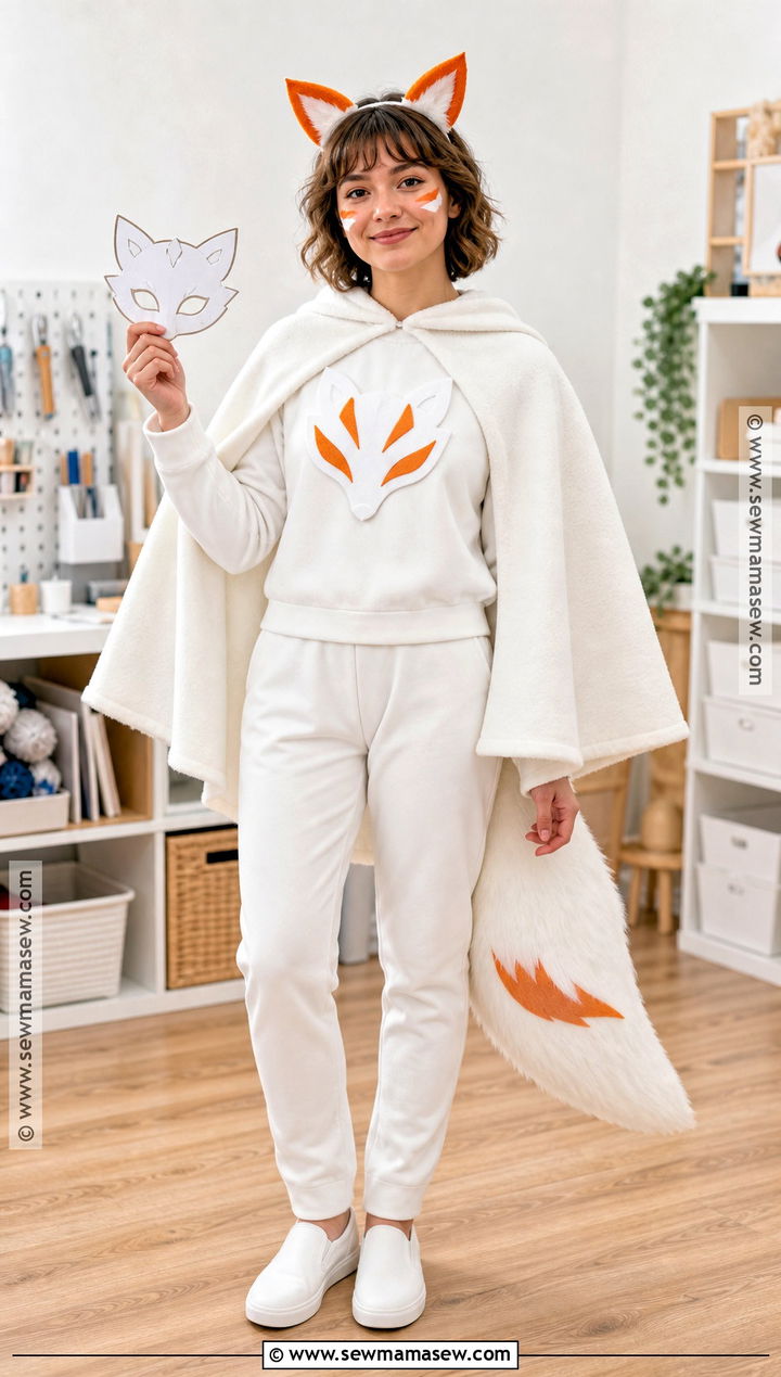 No Sew Ash Costume With Fleece Cape - 30 ash fantastic mr fox costume ideas