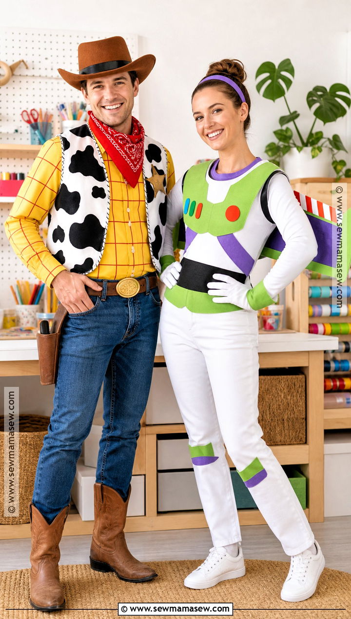 No Sew Buzz And Woody Costume - 35 buzz and woody costume ideas