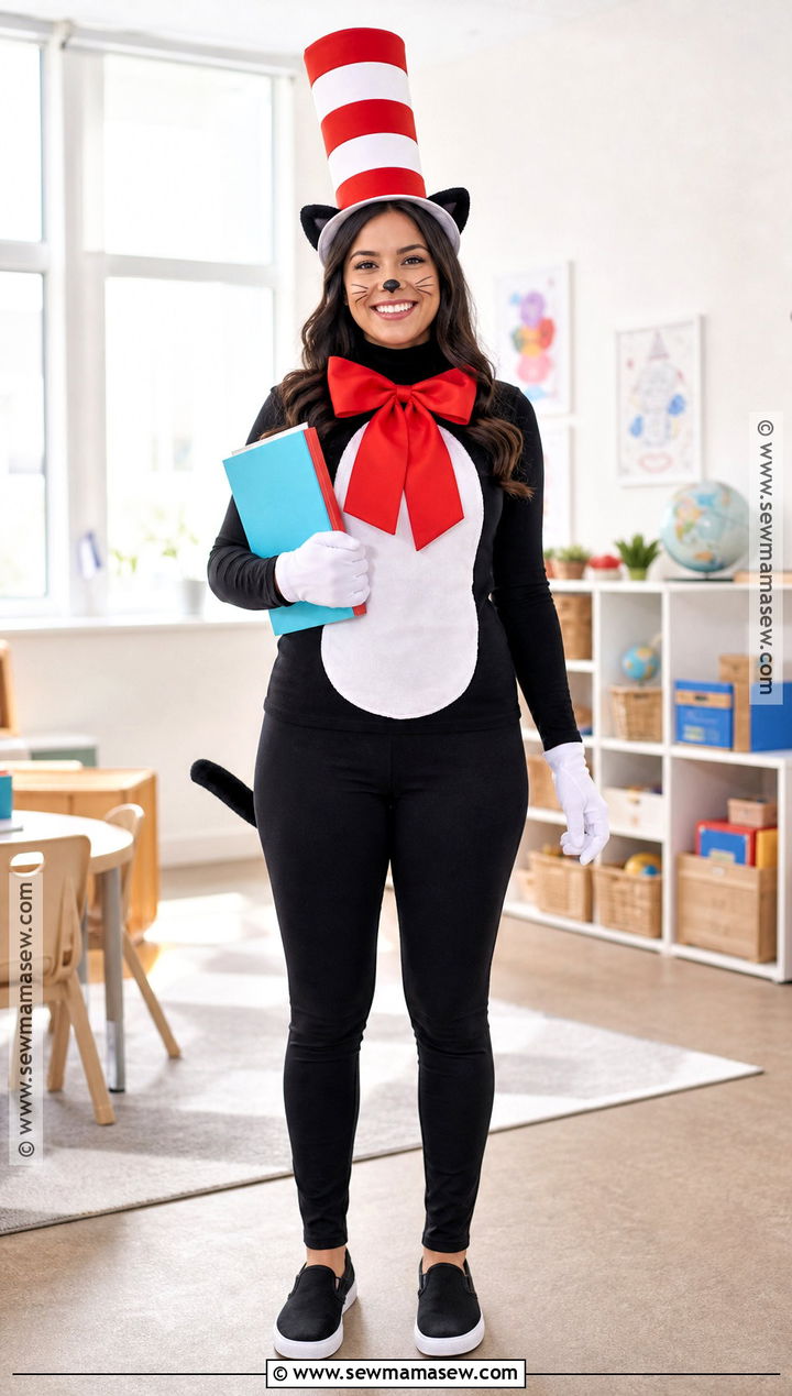 No Sew Cat In The Hat Costume - 30 cat and the hat costume ideas