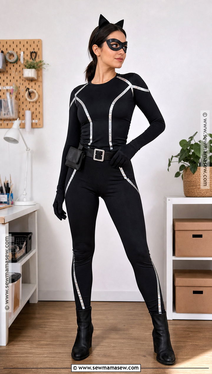 No Sew Cat Woman Costume - 40 cat woman halloween costume ideas