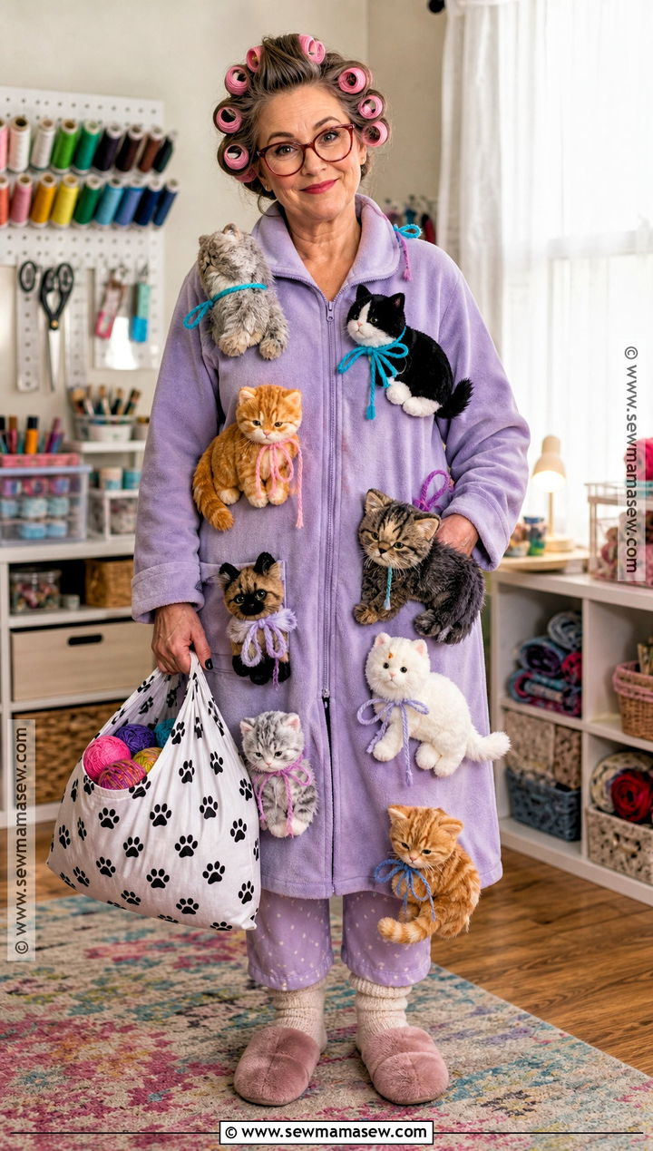 No Sew DIY Crazy Cat Lady Costume - 35 crazy cat lady costume ideas