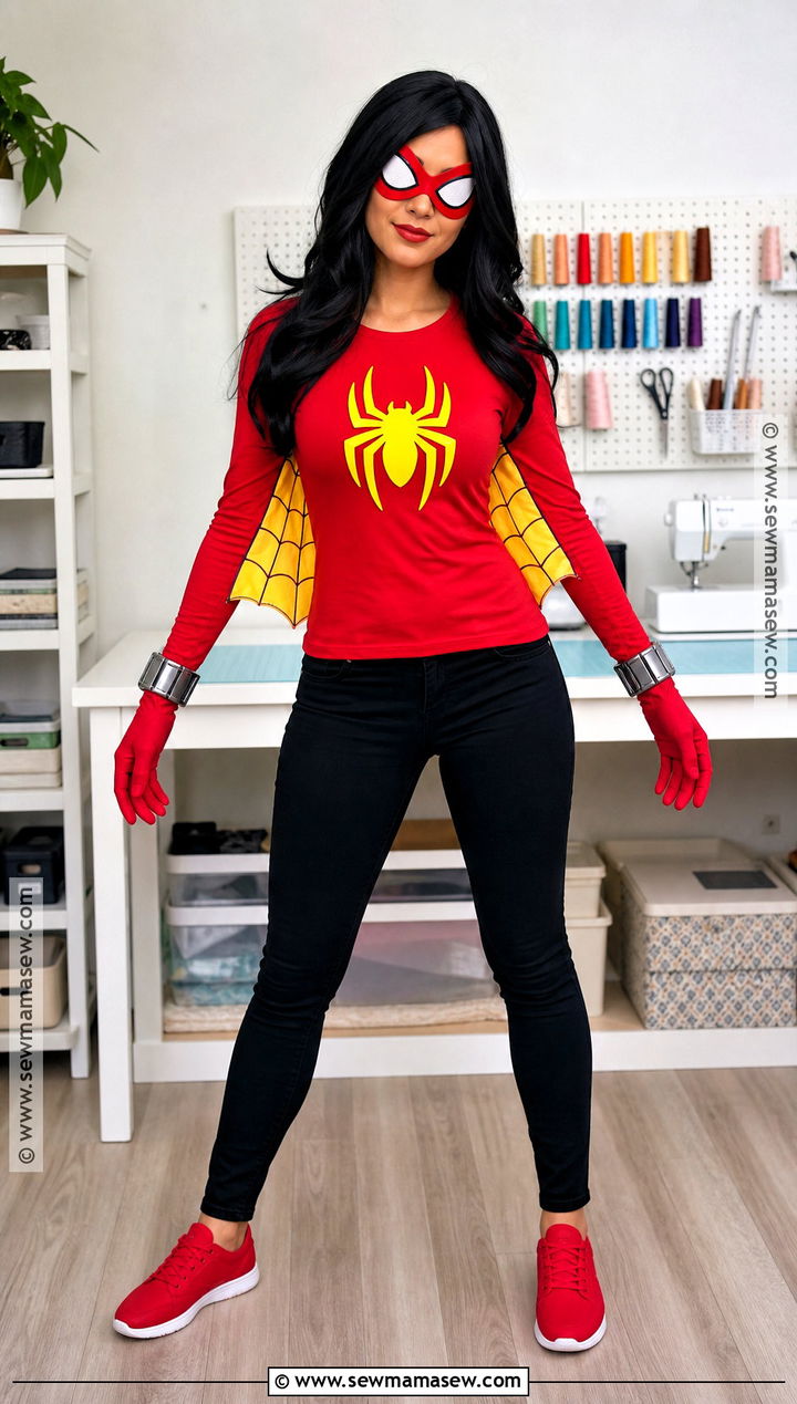 No Sew DIY Spider Woman Cosplay - 30 spiderwoman cosplay ideas